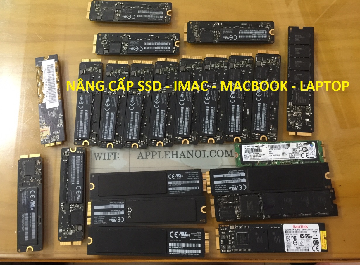 NÂNG CẤP SSD IMAC - MACBOOK LAPTOP