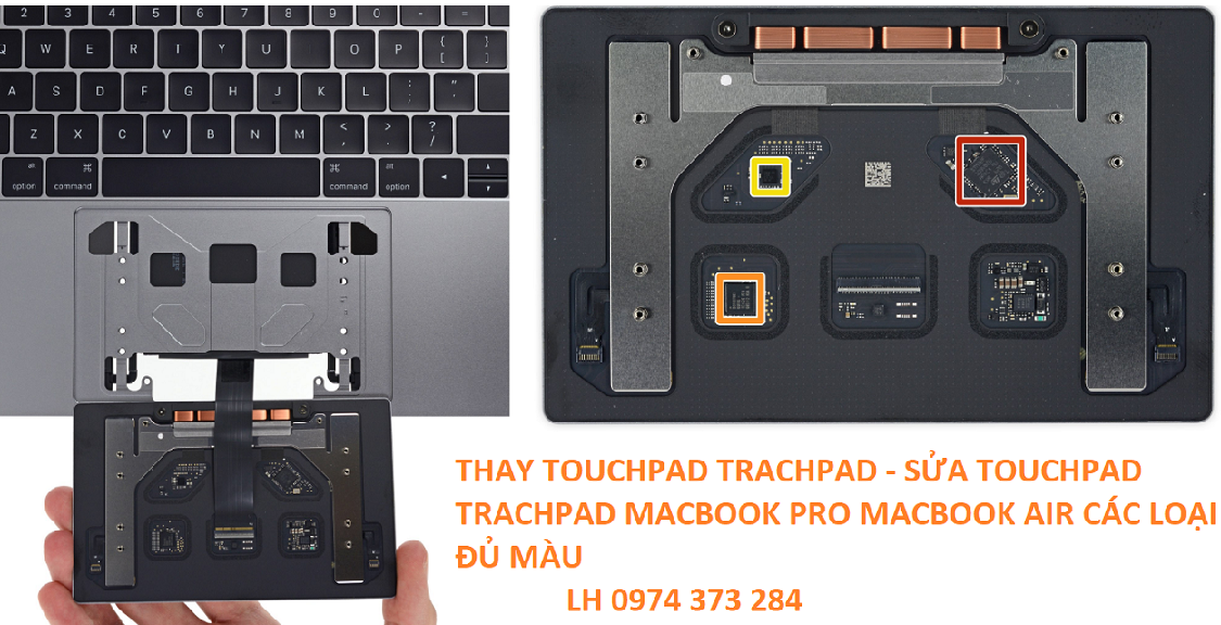 SỬA THAY TOUCHPAD TRACKPAD BÀN DI CHUỘT MACBOOK PRO AIR