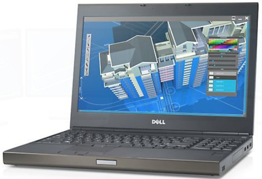 Dell Precision M4800 Core i7 4900MQ, RAM 16GB, HDD 500GB, VGA 2GB NVidia Quadro K2100M, 15.6 inch FullHD