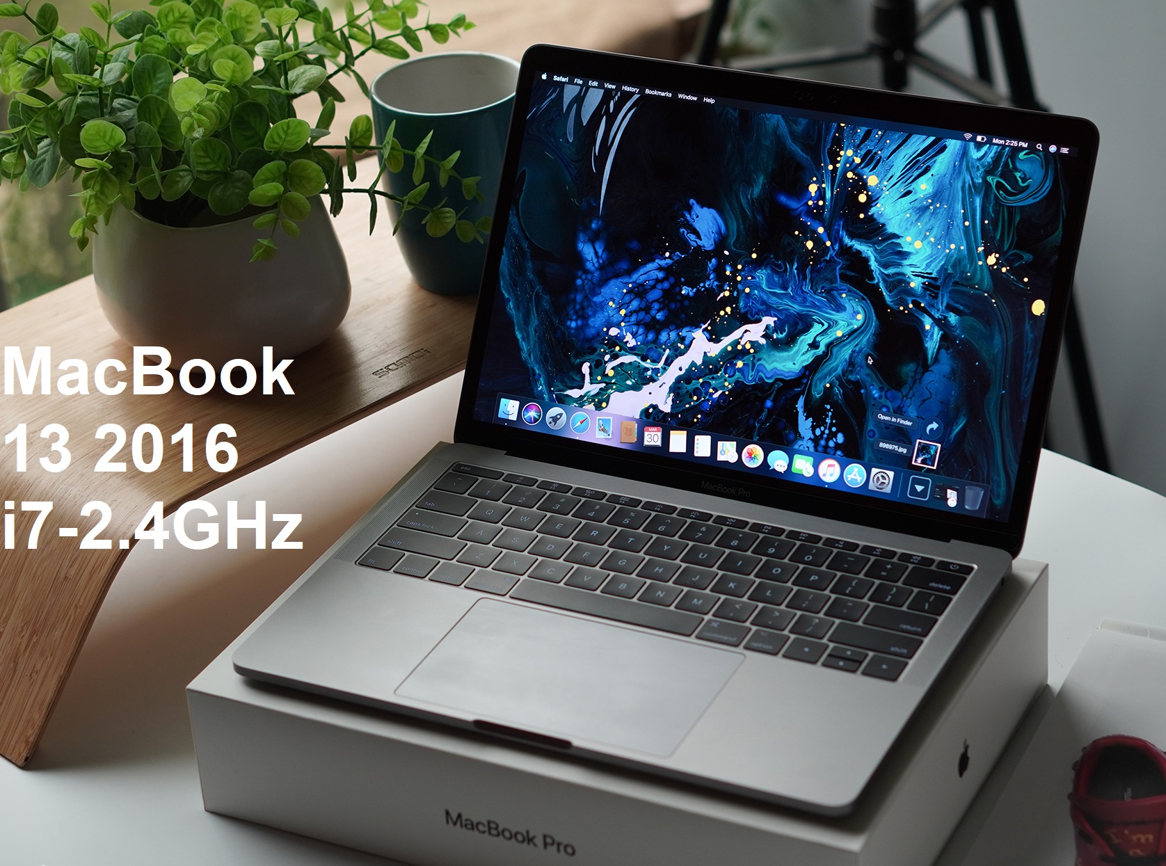 MacBook Pro 13 Late 2016 Core i7-6660U 2.4GHz Ram 8GB SSD 256GB CTO Model A1708 EMC 2978