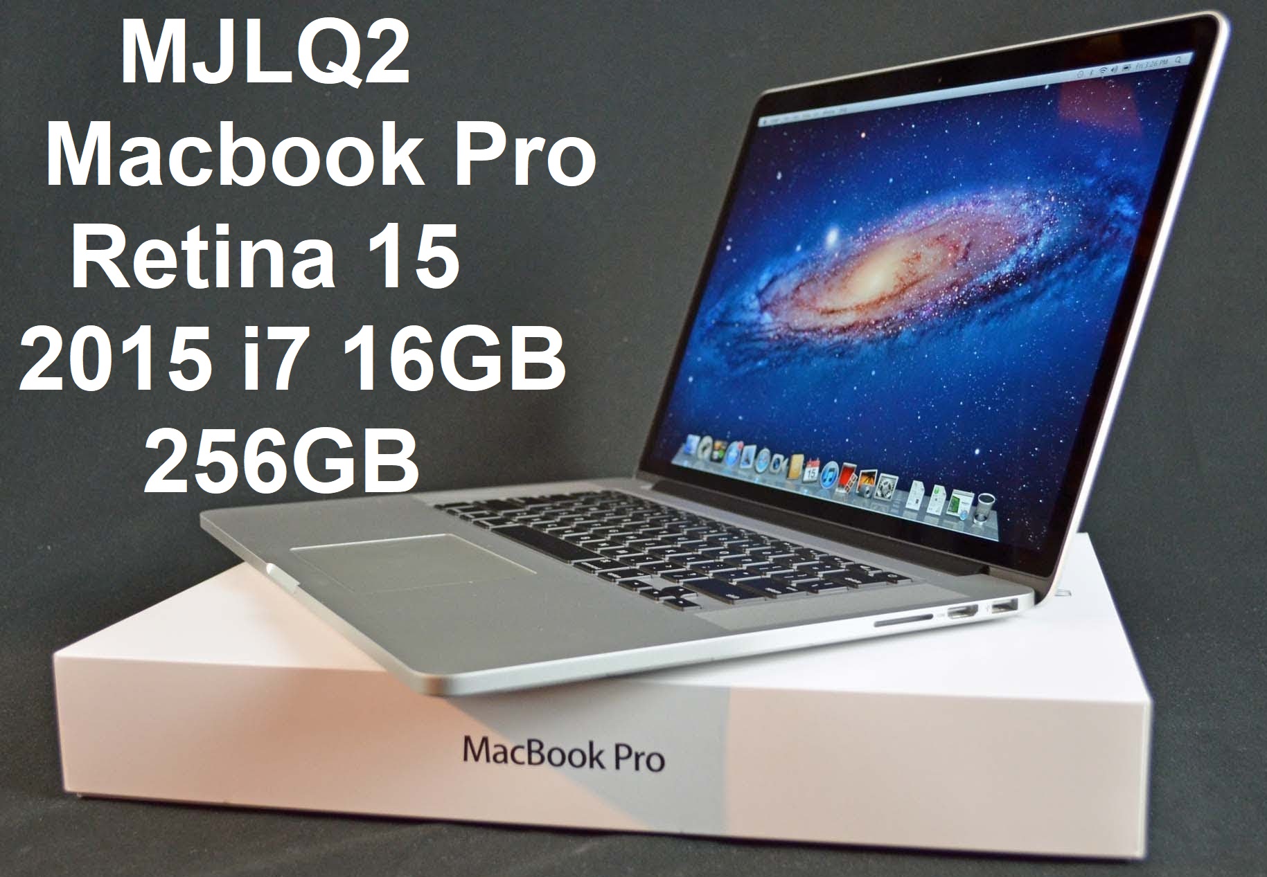 MJLQ2 Macbook Pro Retina 15 2015 i7 16GB 256GB.