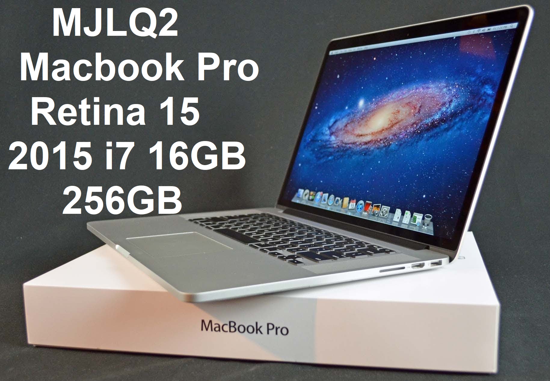 MJLQ2 Macbook Pro Retina 15 2015 i7 16GB 256GB