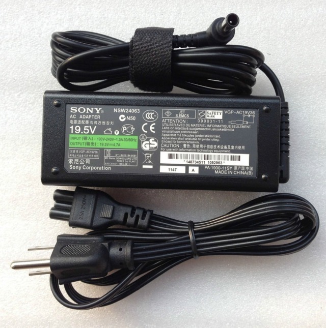 Sạc laptop sony vaio VGN-AR850E