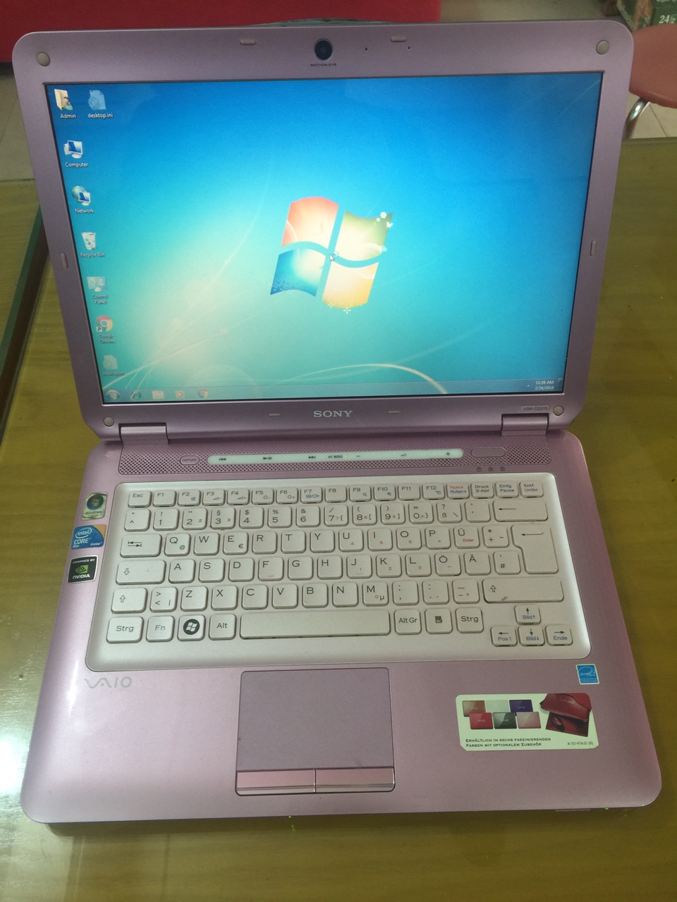 Sony vaio VGN-CS31S cũ rẻ