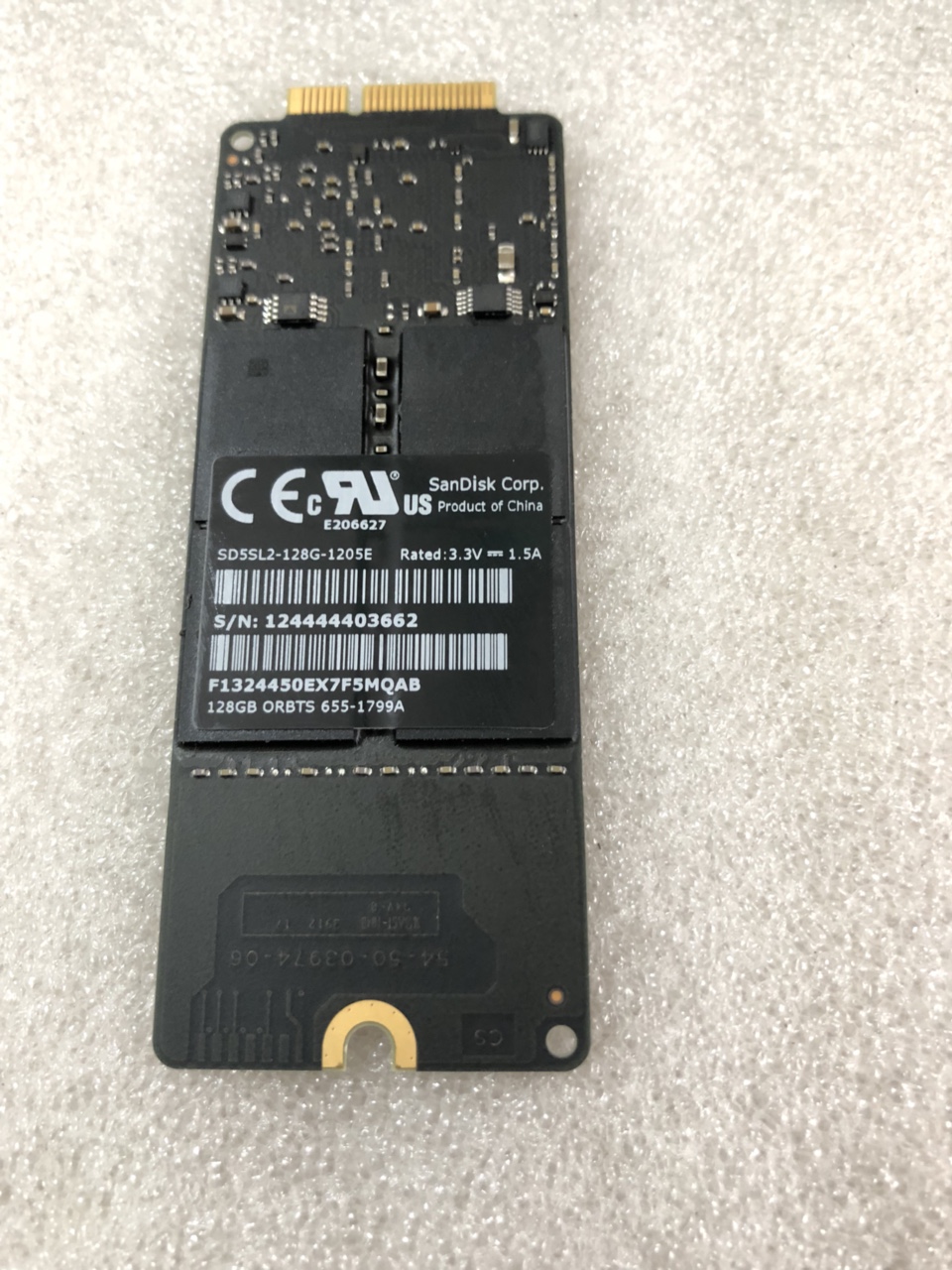 SSD MACBOOK PRO 128GB SD5SL2-128G-1205E 655-1799A