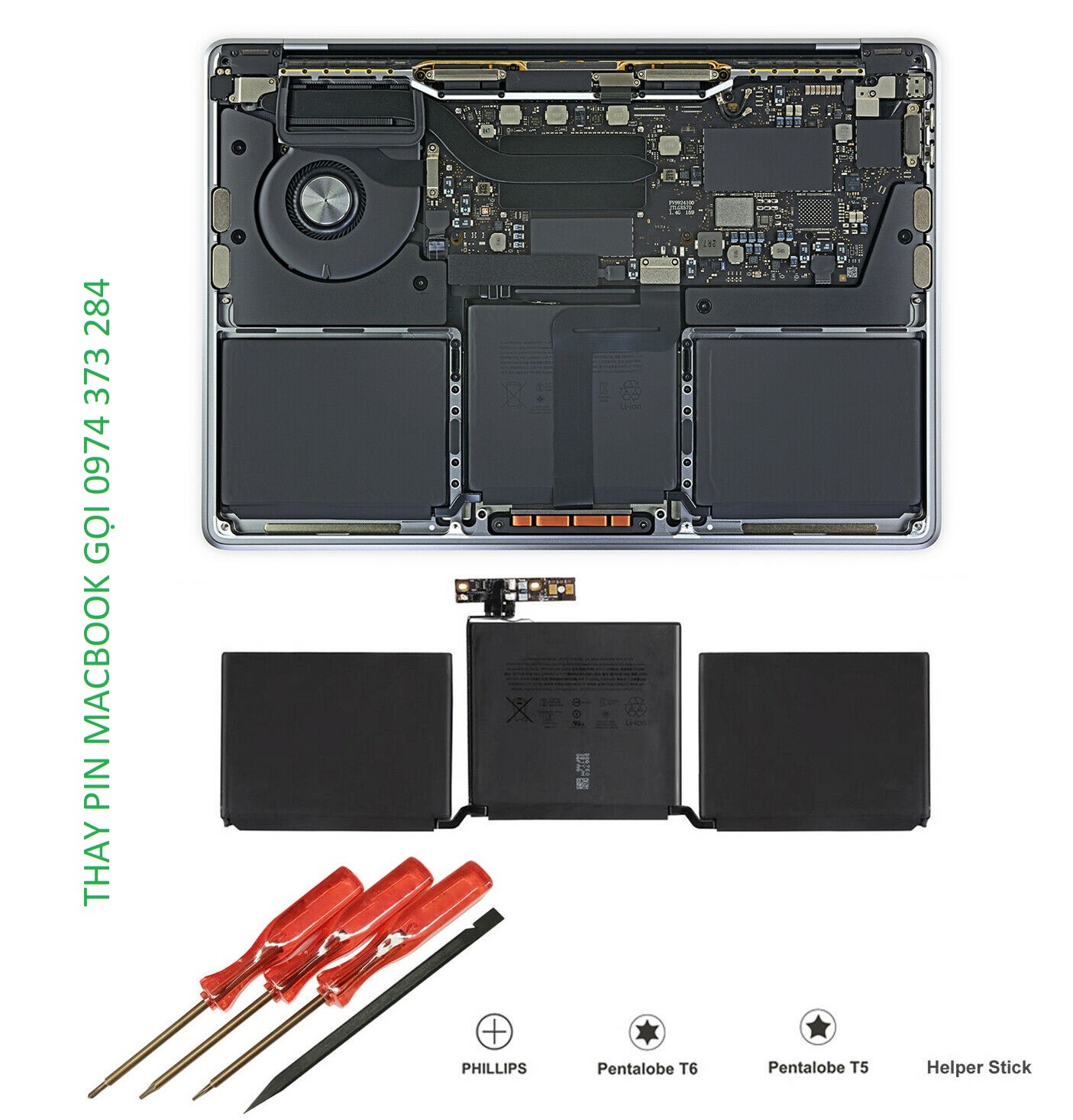 THAY PIN BATTERY MACBOOK PRO 13INCH 2020