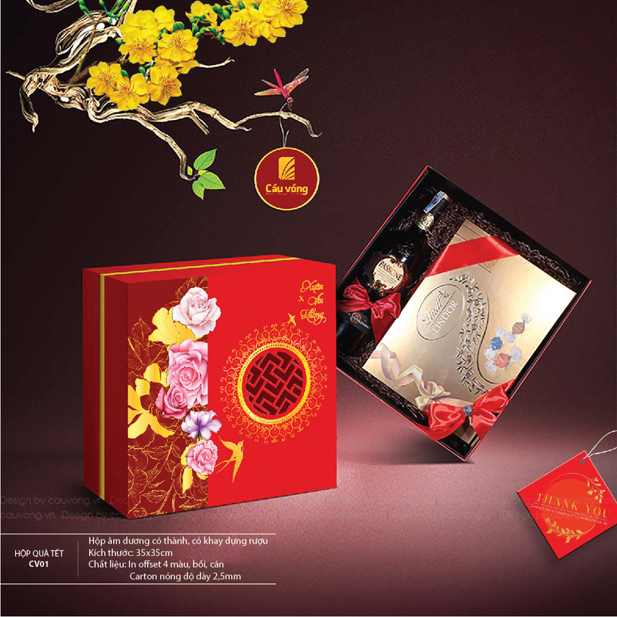 In hộp quà Tết 2021