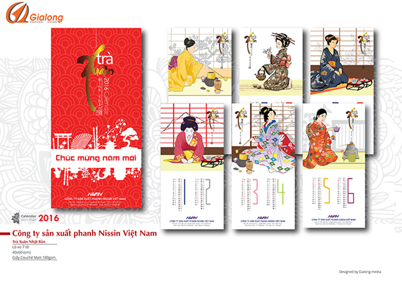 Thiết kế lịch công ty