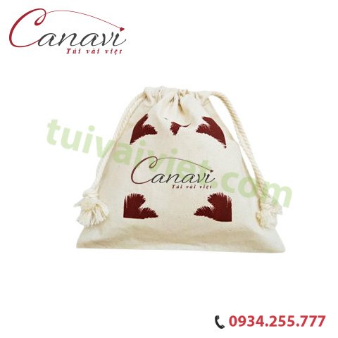 túi vải dây rút 001