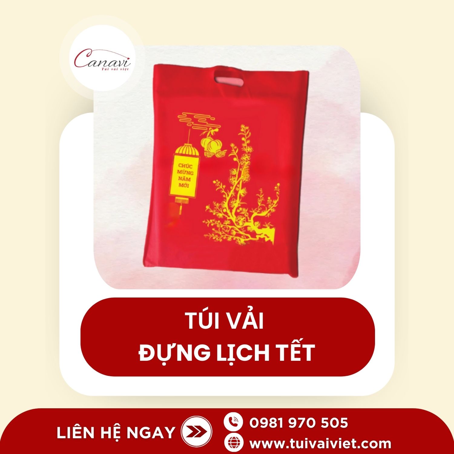 Túi đựng lịch tết
