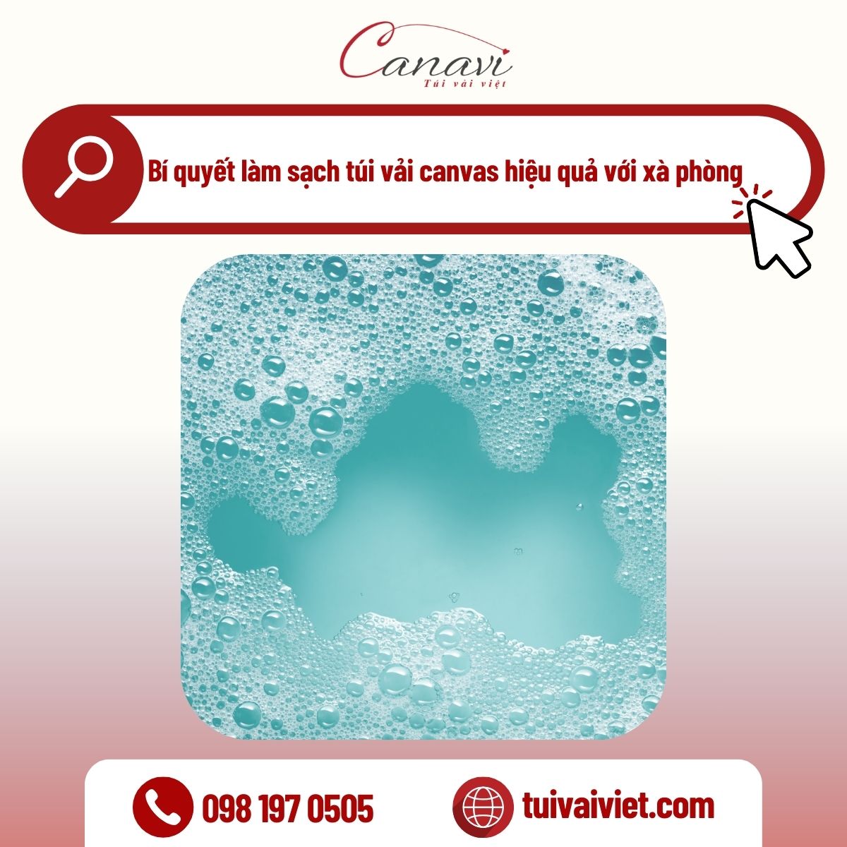 Bí quyết làm sạch túi vải canvas hiệu quả bằng xà phòng