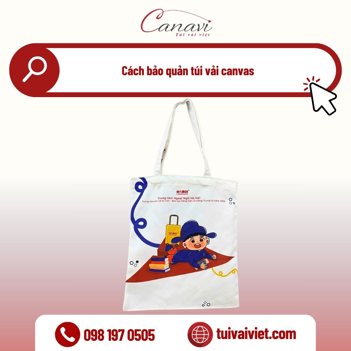 Cách bảo quản túi vải canvas sau khi làm sạch