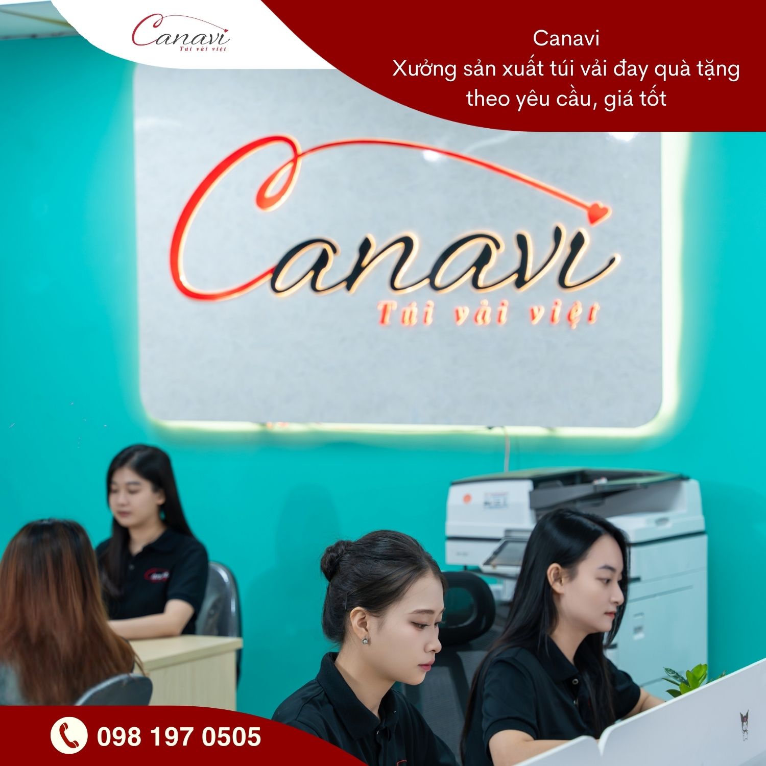 Canavi - Xưởng sản xuất túi vải đay quà tặng theo yêu cầu