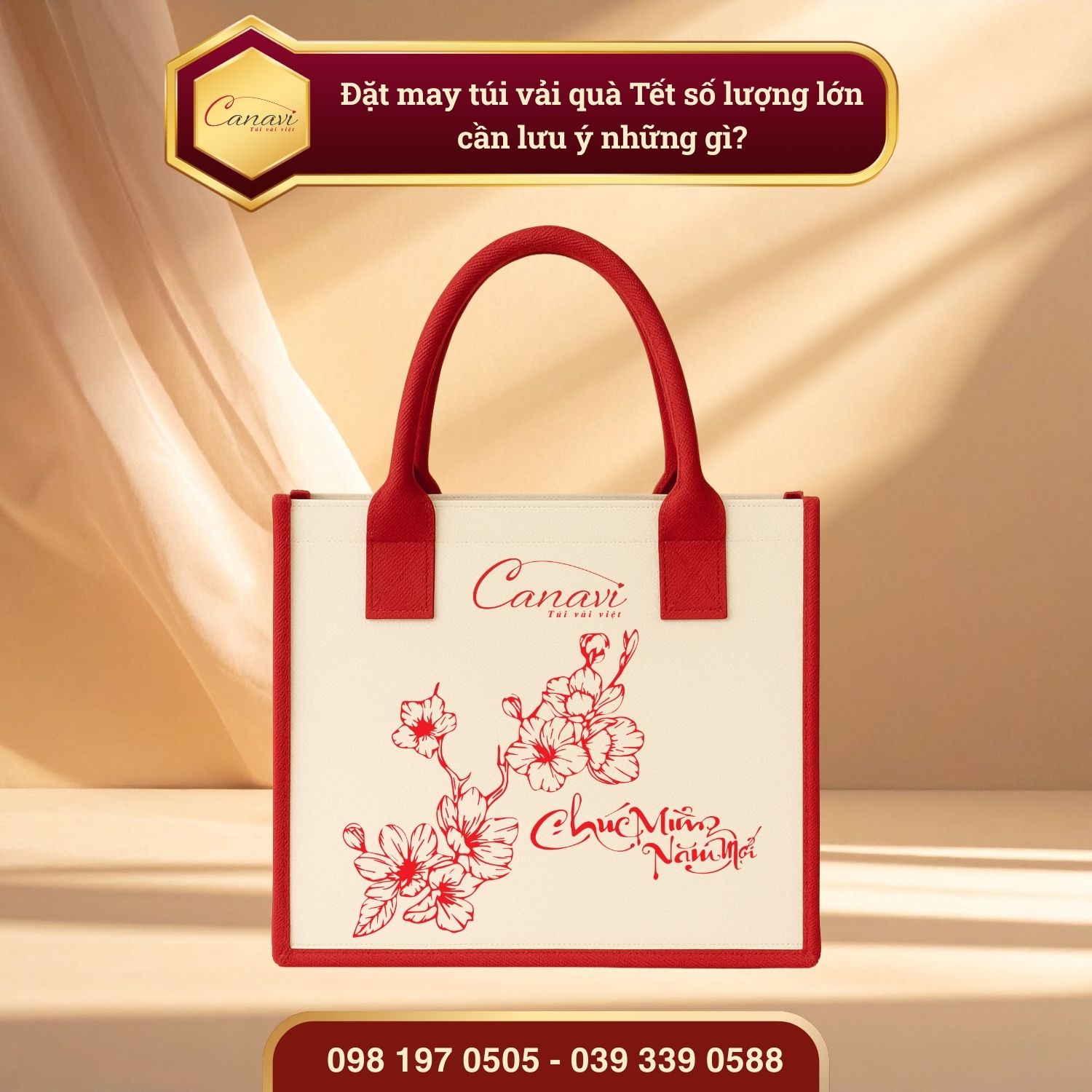 Đặt may túi vải quà Tết số lượng lớn cần lưu ý những gì?