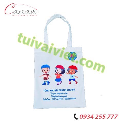 Túi Vải Bố Canvas in logo TVC02 bền đẹp thời trang