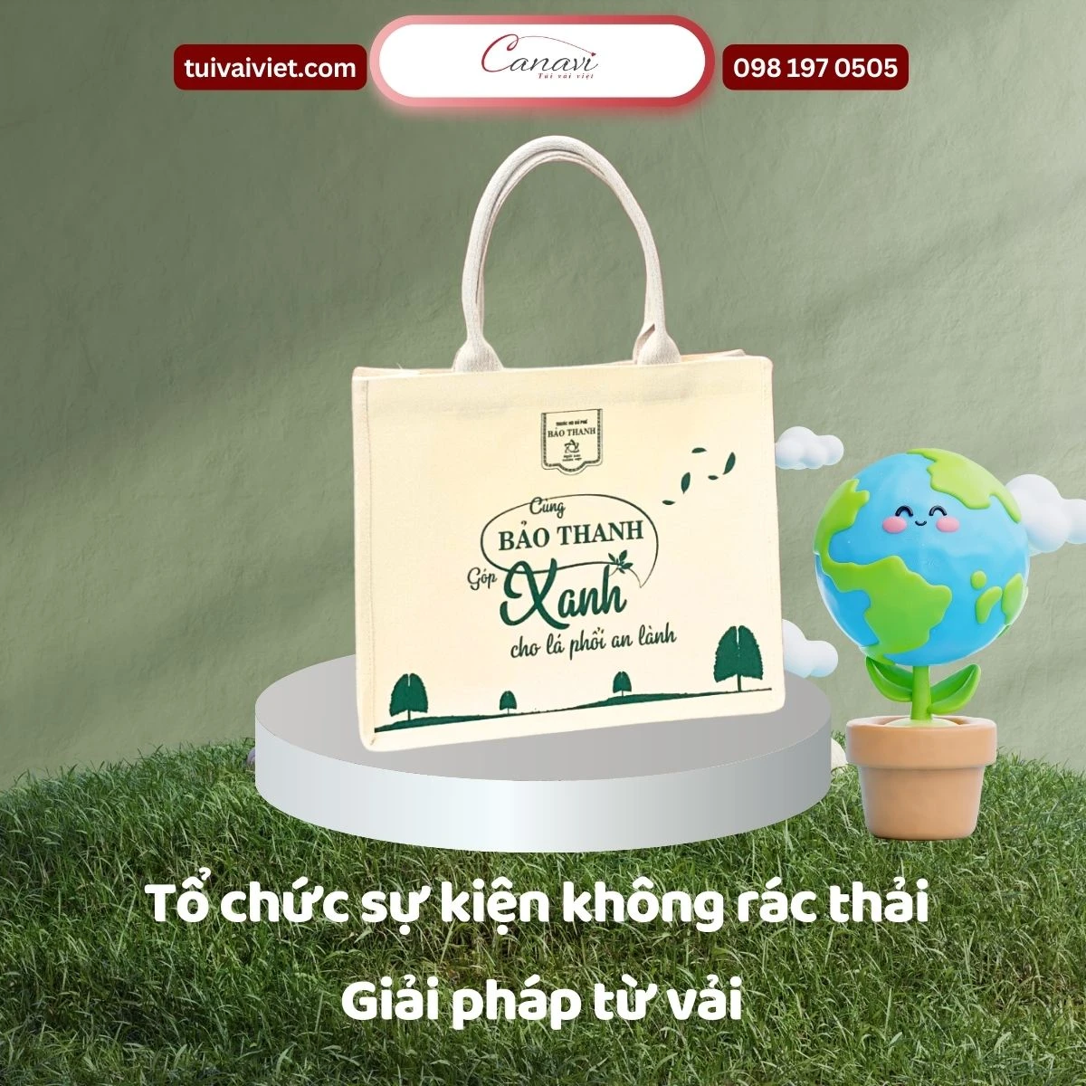 Túi vải đay - lựa chọn mộc mạc, đậm chất xanh
