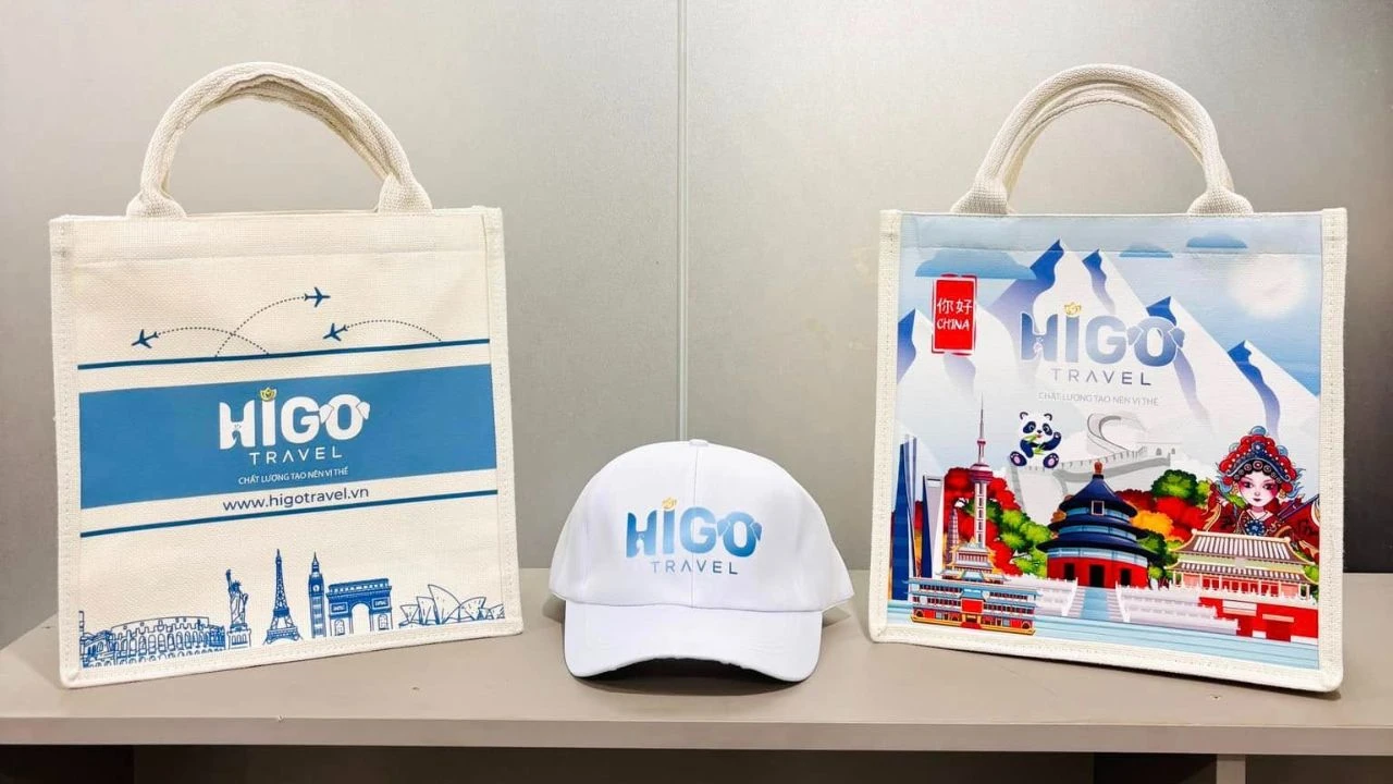 Ảnh: Túi quà tặng Higo Travel