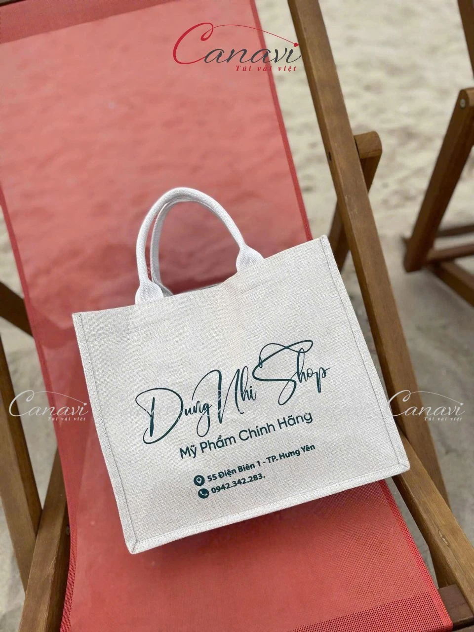 Túi vải đay linen quà tặng tinh tế, sang trọng