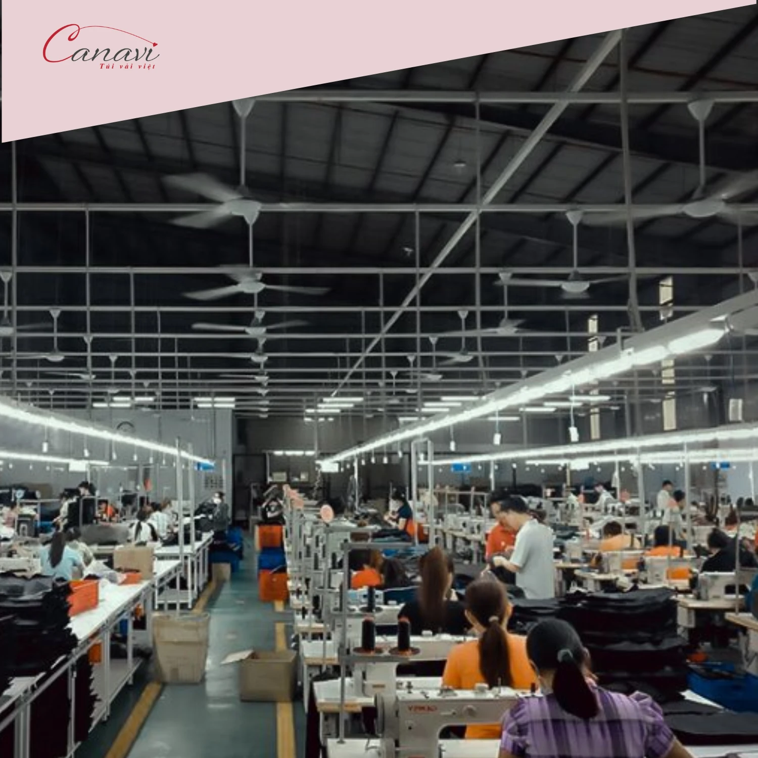 May túi trung thu độc quyền tại xưởng vải việt Canavi