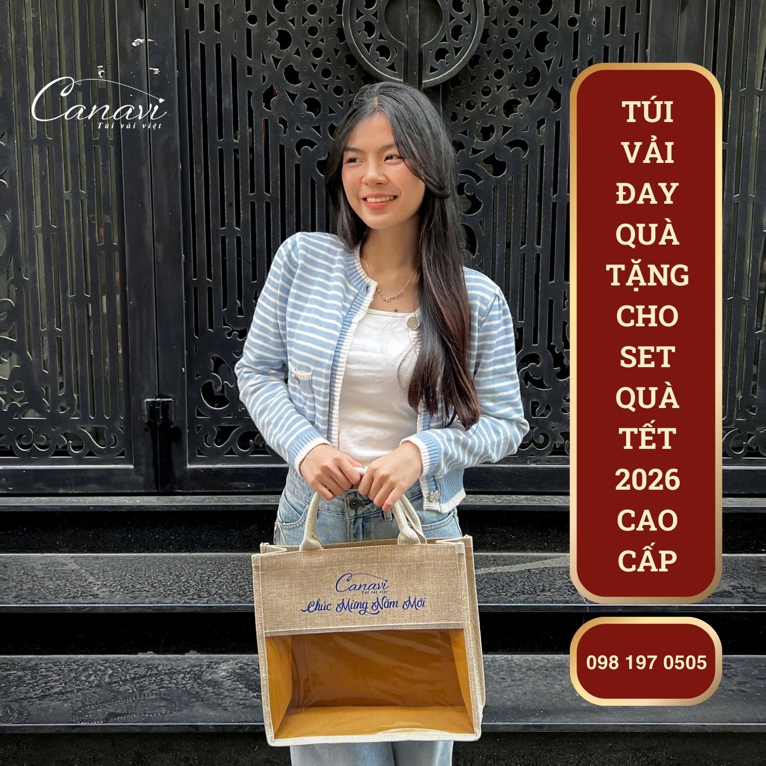 Vì sao bao bì túi vải đay ngày càng được ưa chuộng trong quà Tết doanh nghiệp?