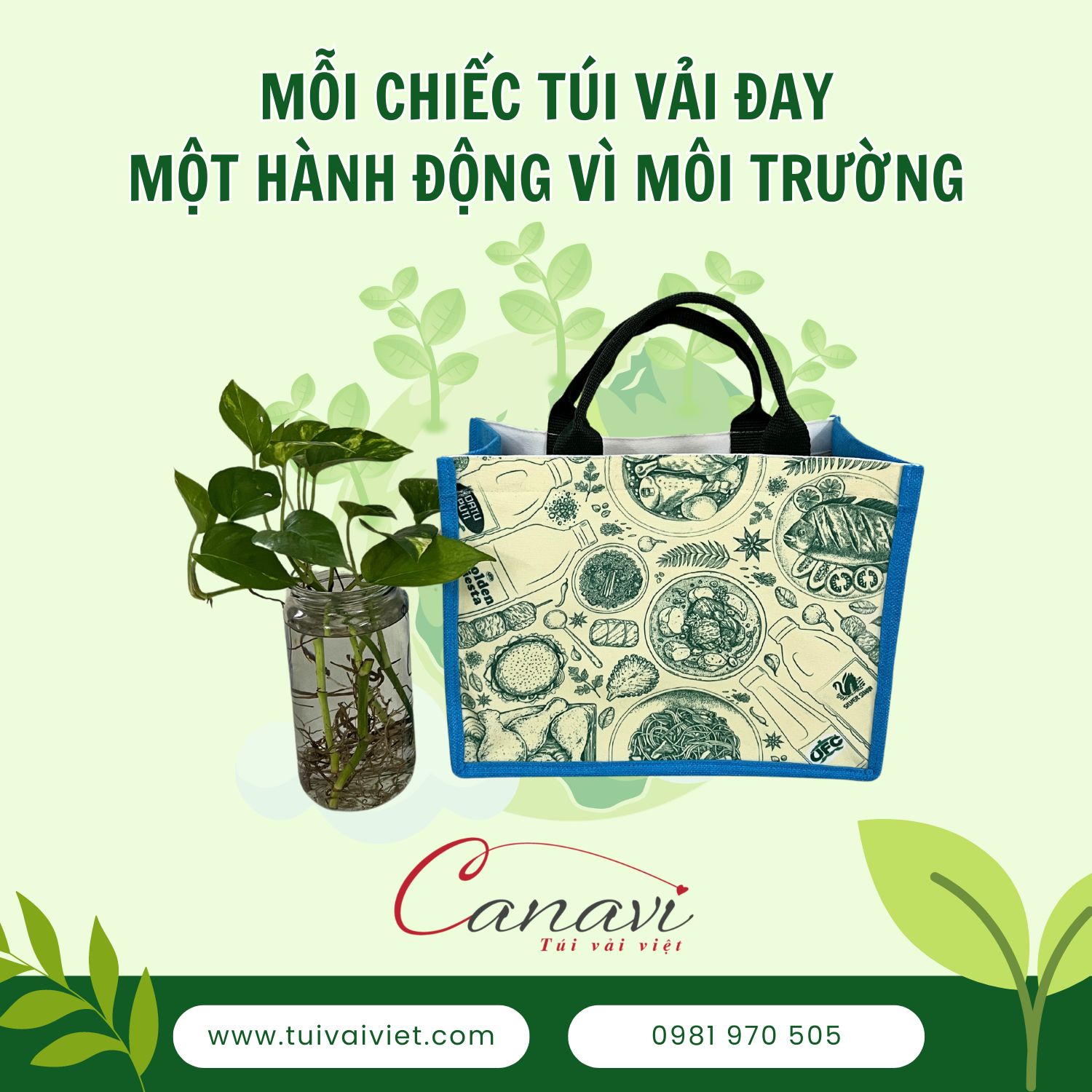 Tại sao nên chọn túi vải đay?