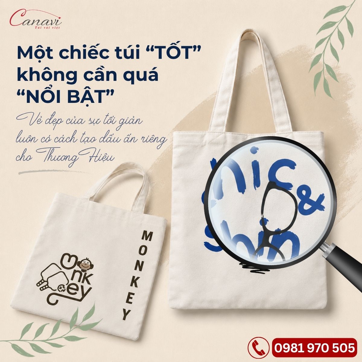 Một chiếc túi Tốt không cần quá Nổi bật