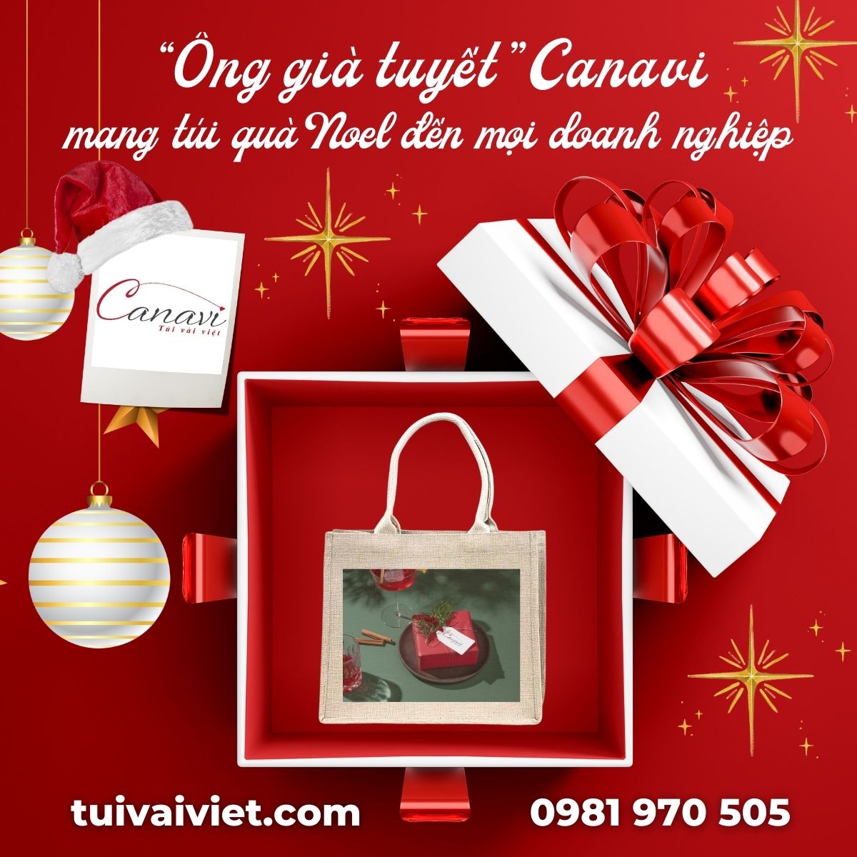 Lý do nên chọn túi vải Canavi làm quà tặng Giáng sinh?