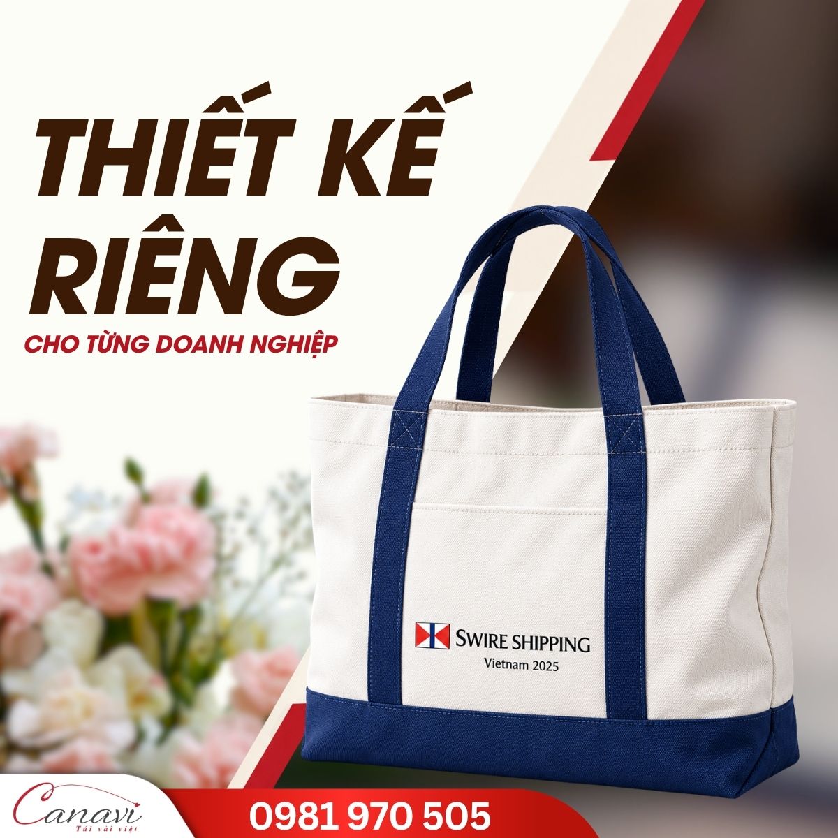 Thiết kế riêng túi doanh nghiệp