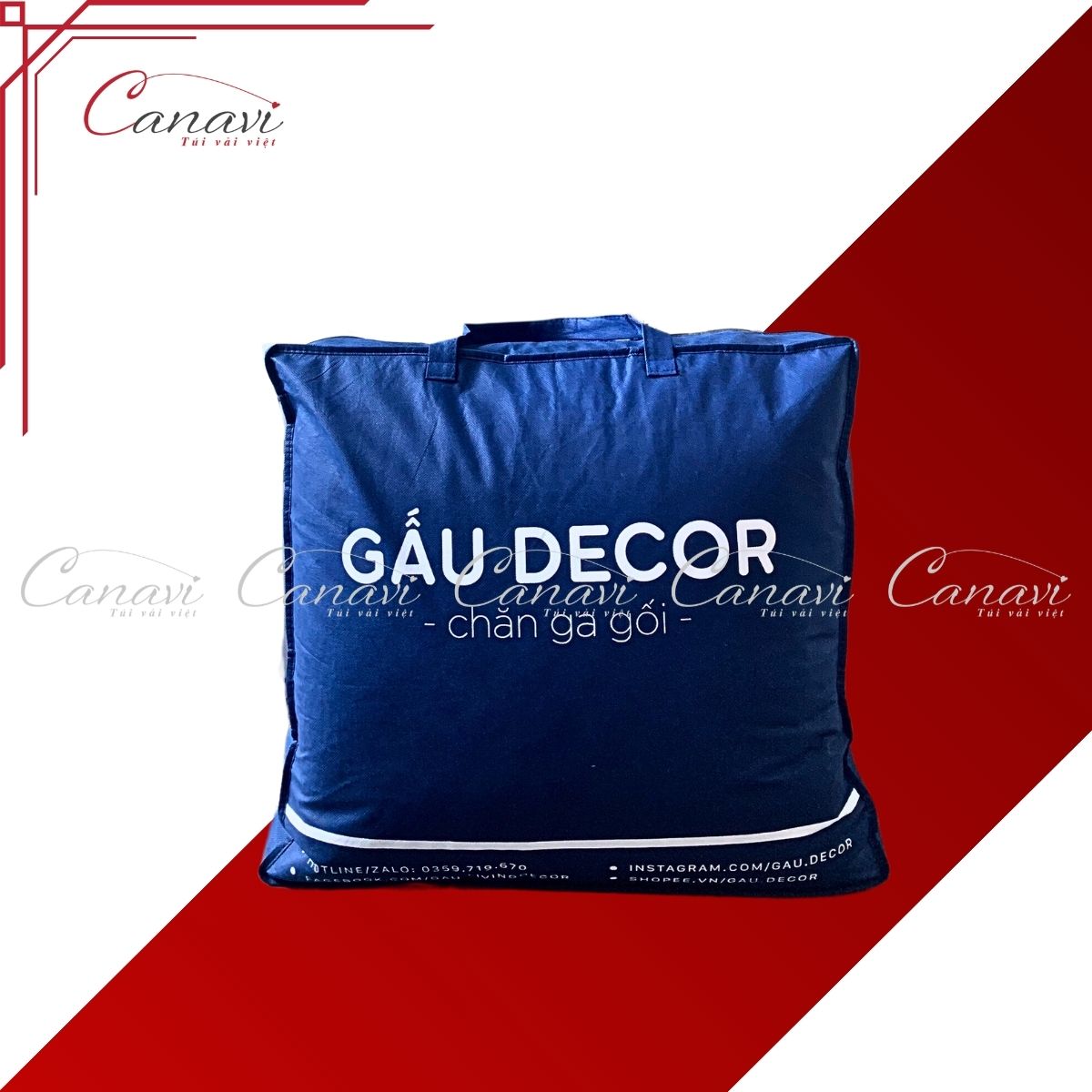 Túi đựng chăn ga màn Gấu Decor vải không dệt