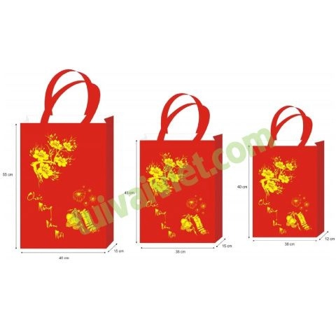 Túi Đựng Quà Tết Vải Không Dệt TĐQT03