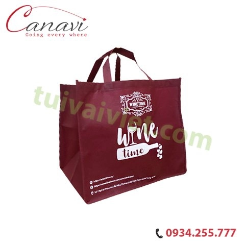 Túi Vải Không Dệt Đựng Rượu TĐR011