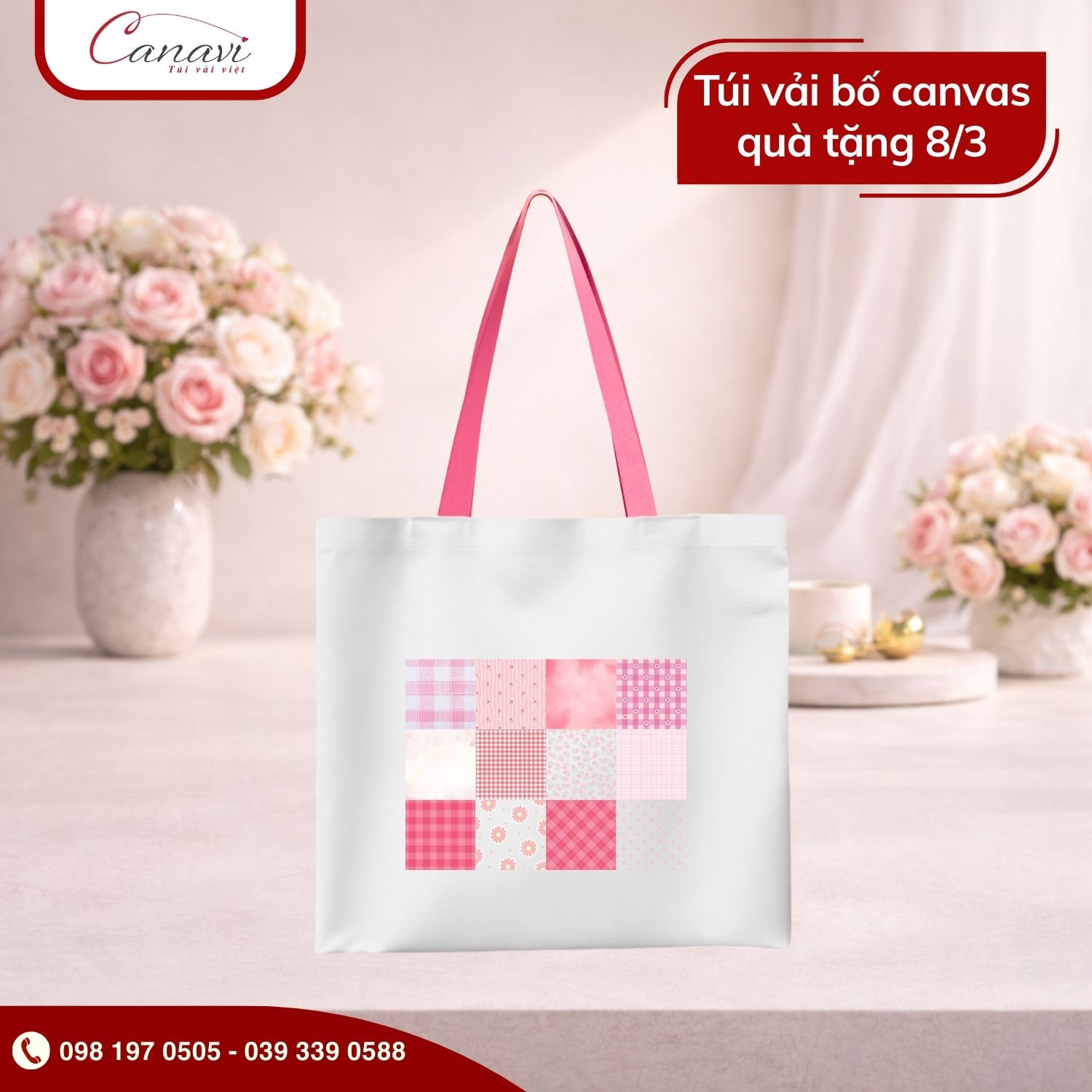 Túi vải quà tặng 8/3: Công cụ marketing bền vững