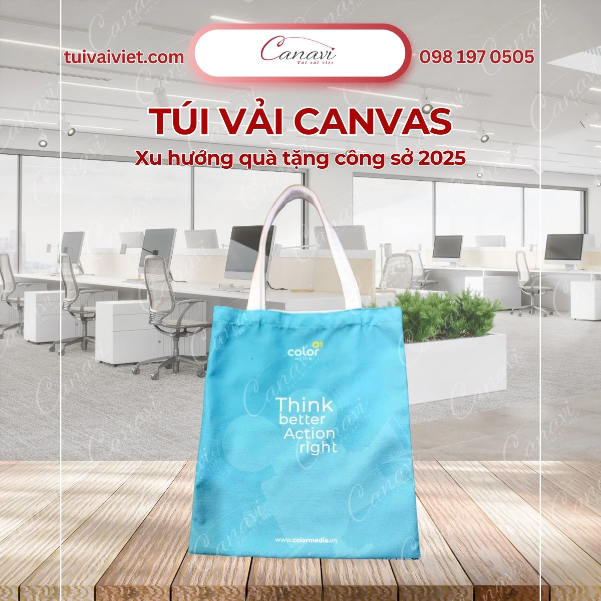 Túi vải tote cơ bản