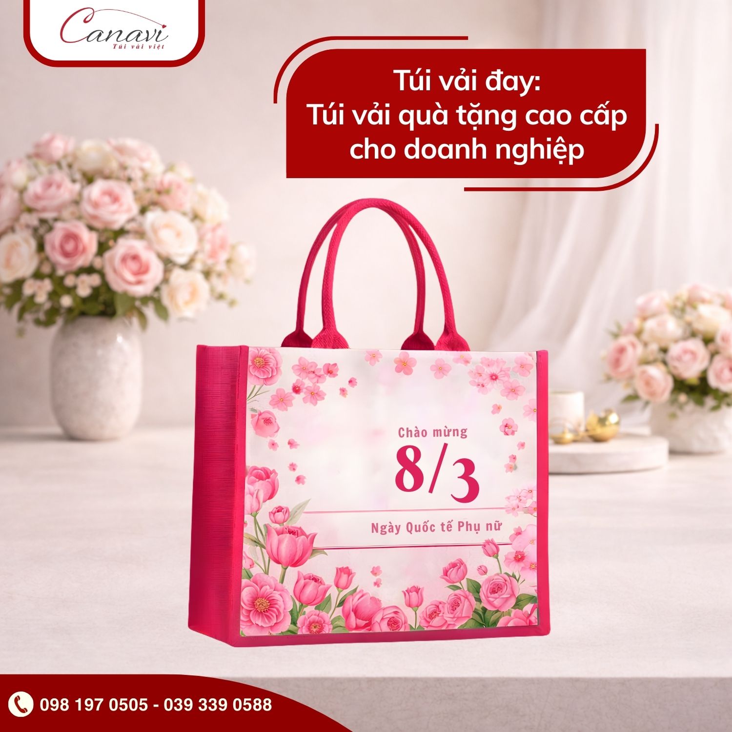 Túi vải đay: Túi vải quà tặng cao cấp cho doanh nghiệp chú trọng hình ảnh