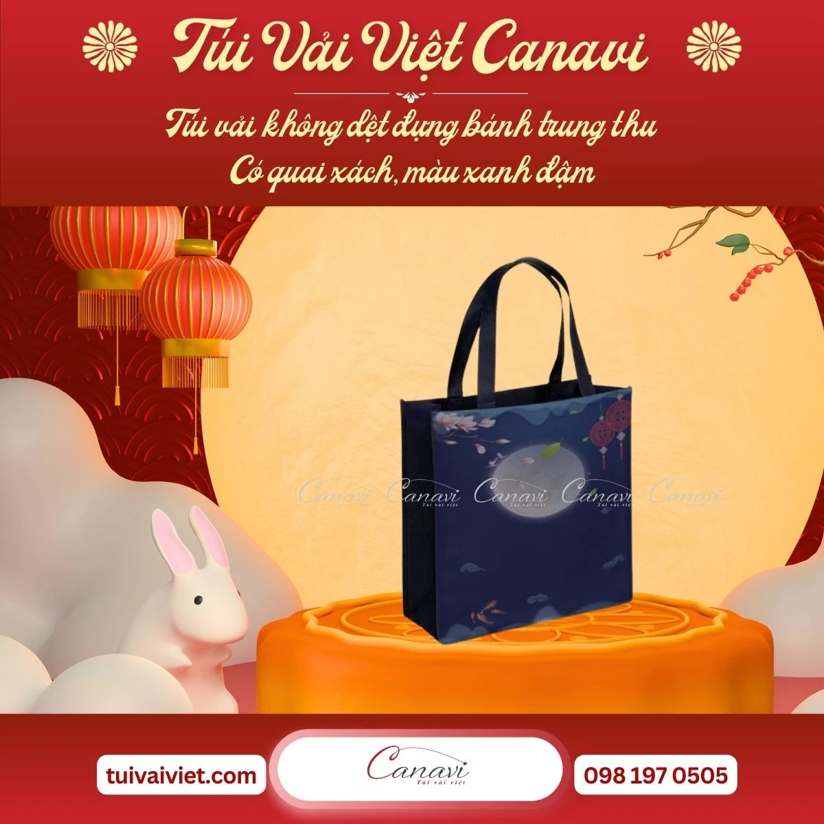 Túi vải Việt Canavi - Đối tác cung cấp túi trung thu uy tín, chất lượng