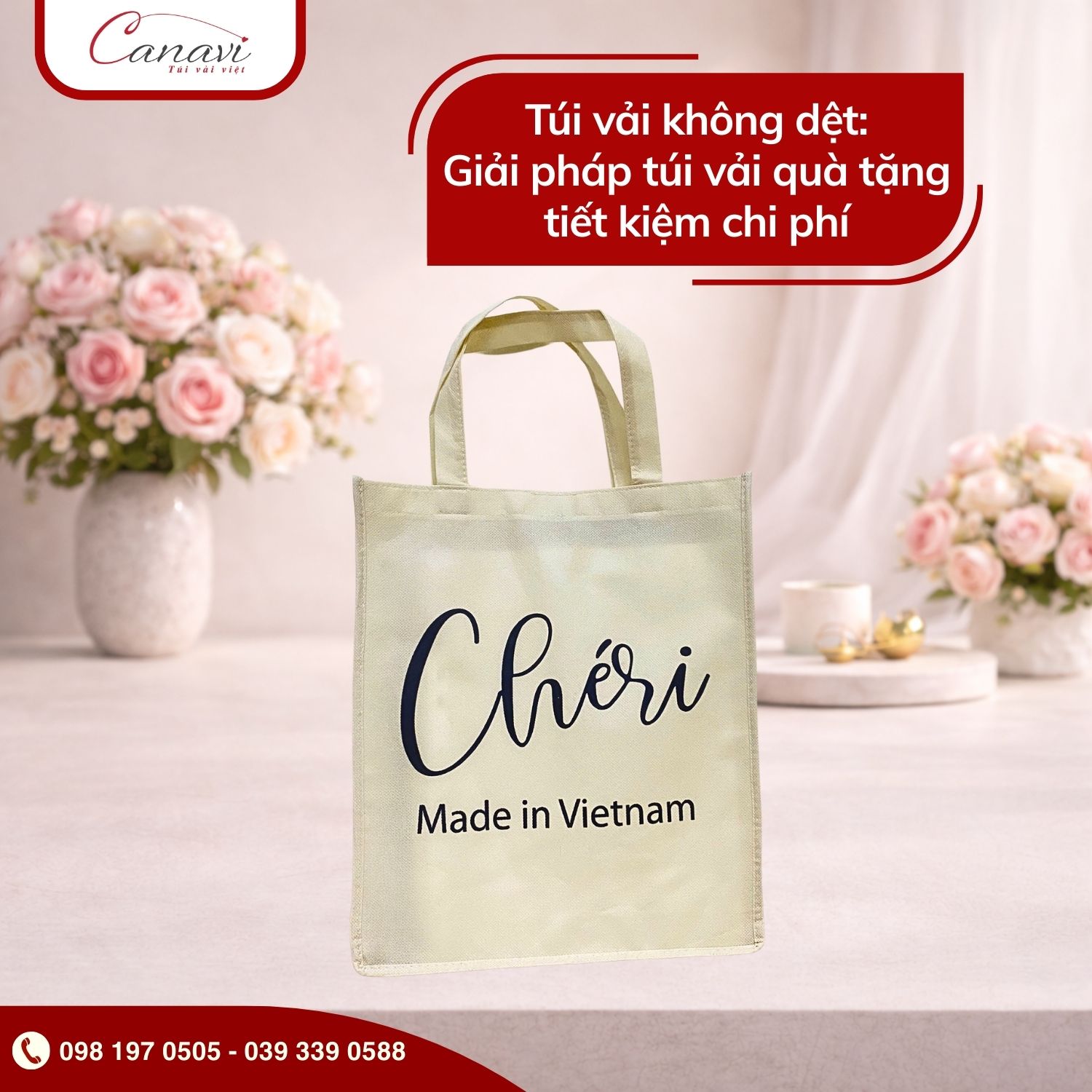 Túi vải không dệt: Giải pháp túi vải quà tặng tiết kiệm chi phí