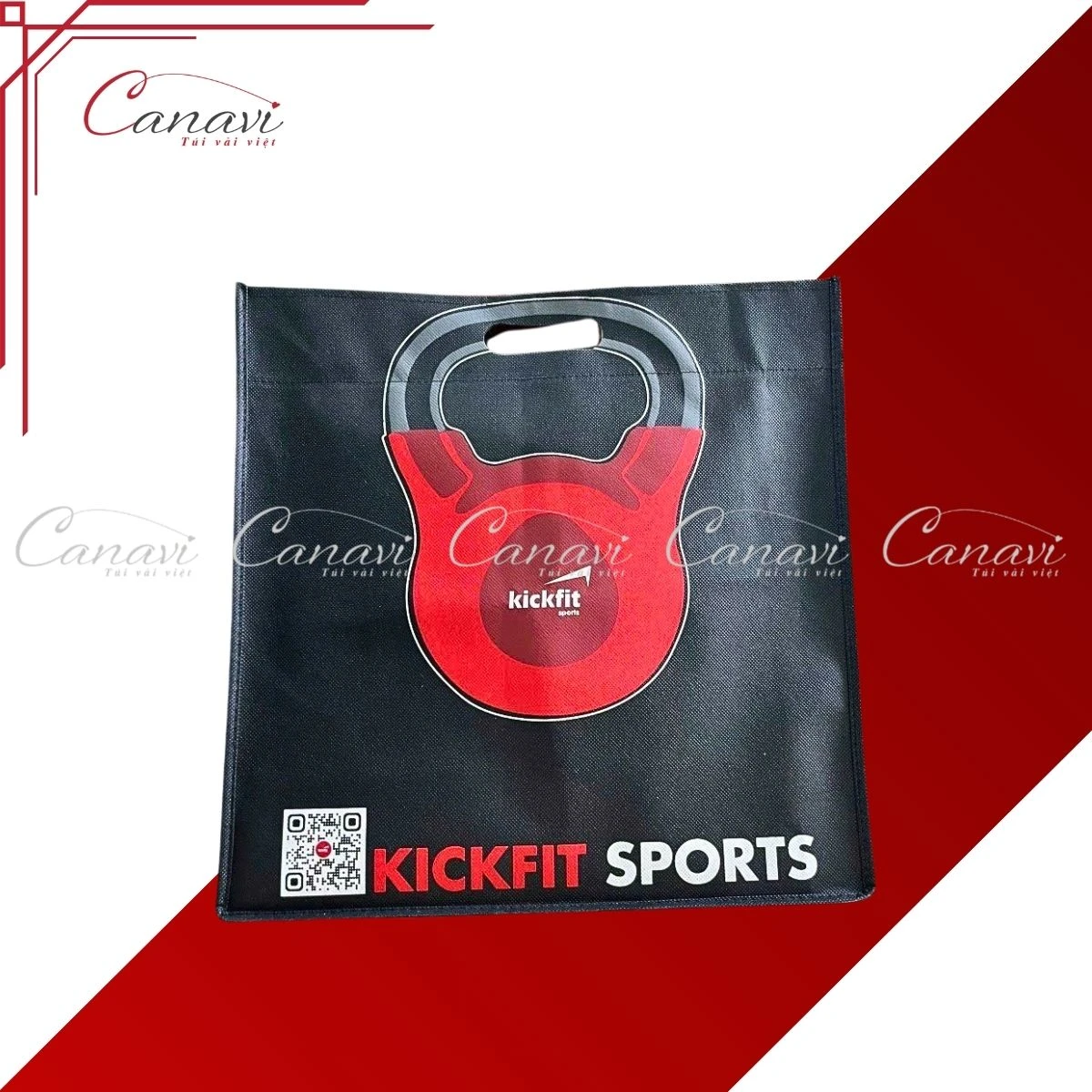 túi vải không dệt TVKD07 Kickfit Sport