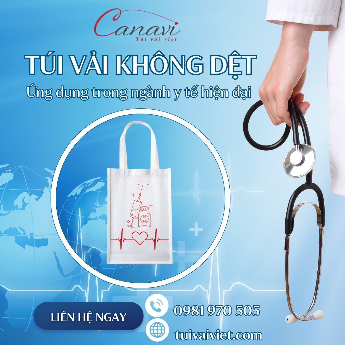 Ứng dụng của túi không dệt trong ngành y tế