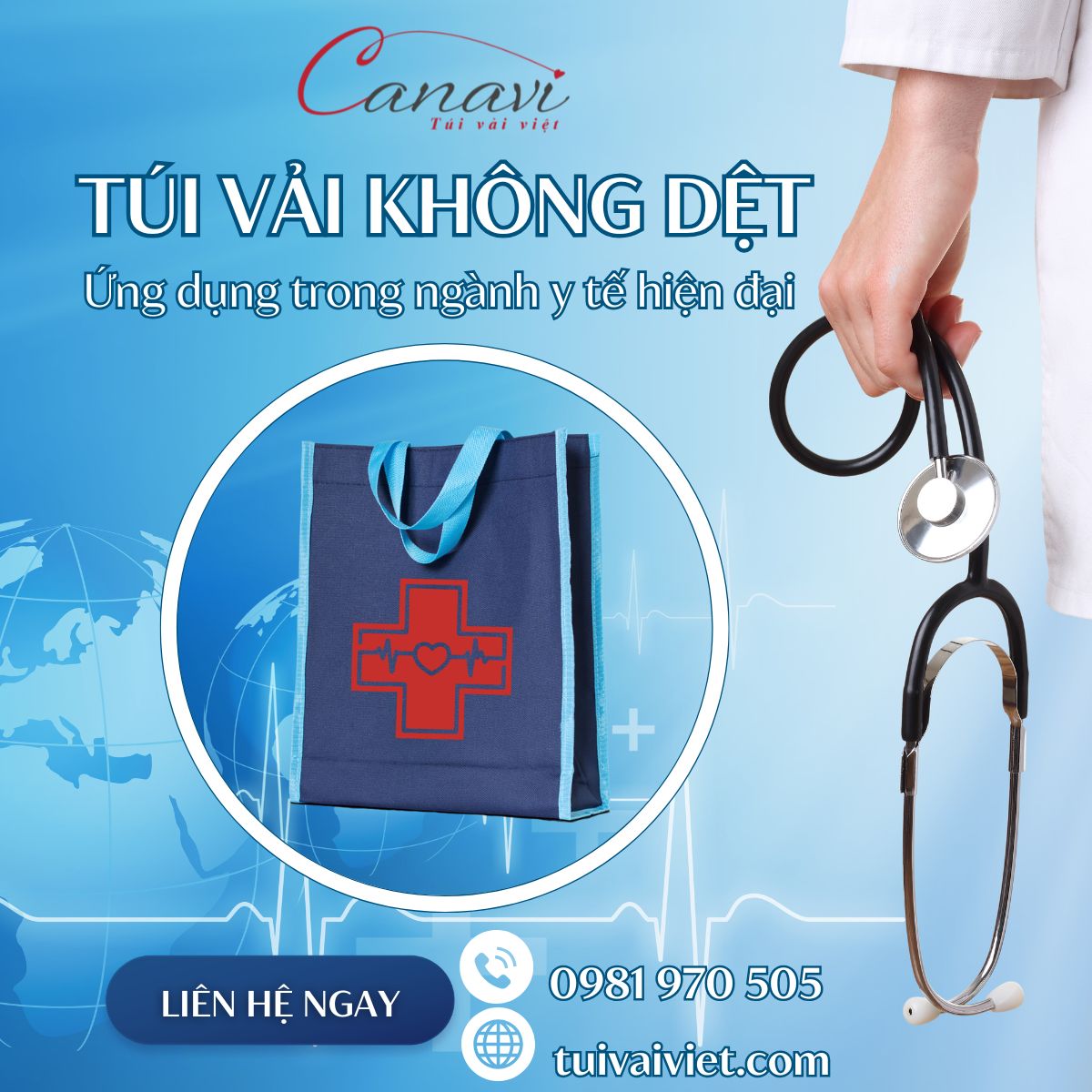 Lợi ích khi sử dụng túi vải trong y tế