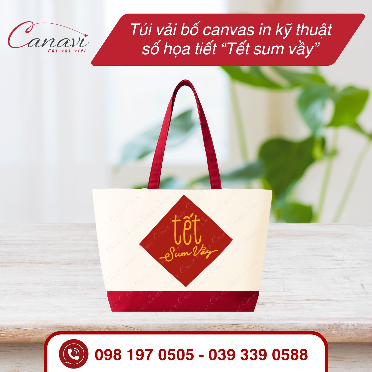 Túi vải bố: Lựa chọn phổ biến cho quà Tết doanh nghiệp