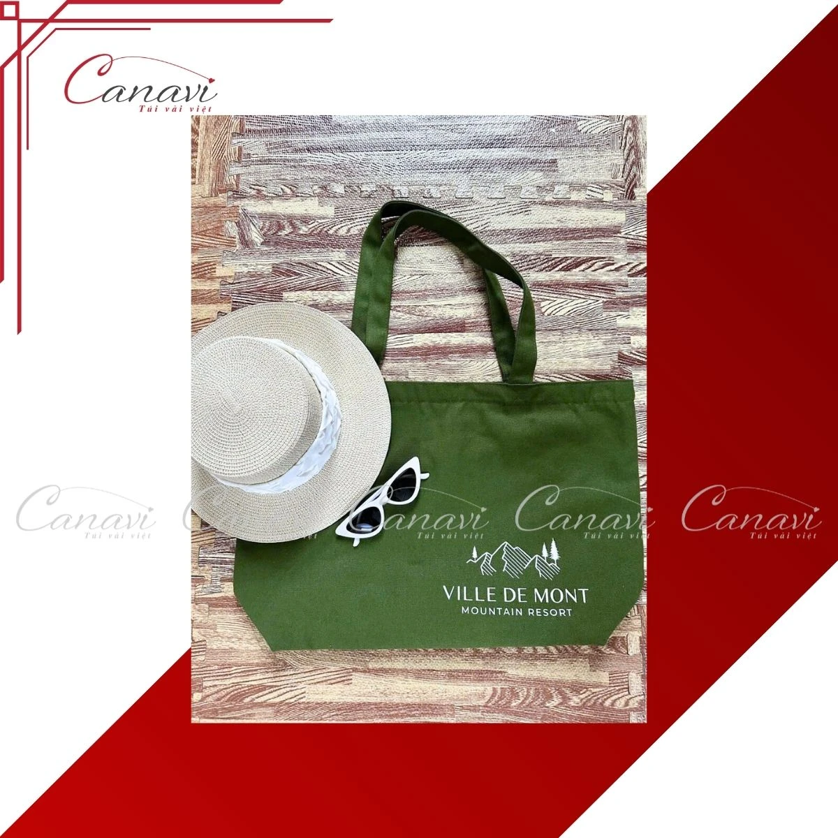 túi vải tote tvt1 Ville De Mont