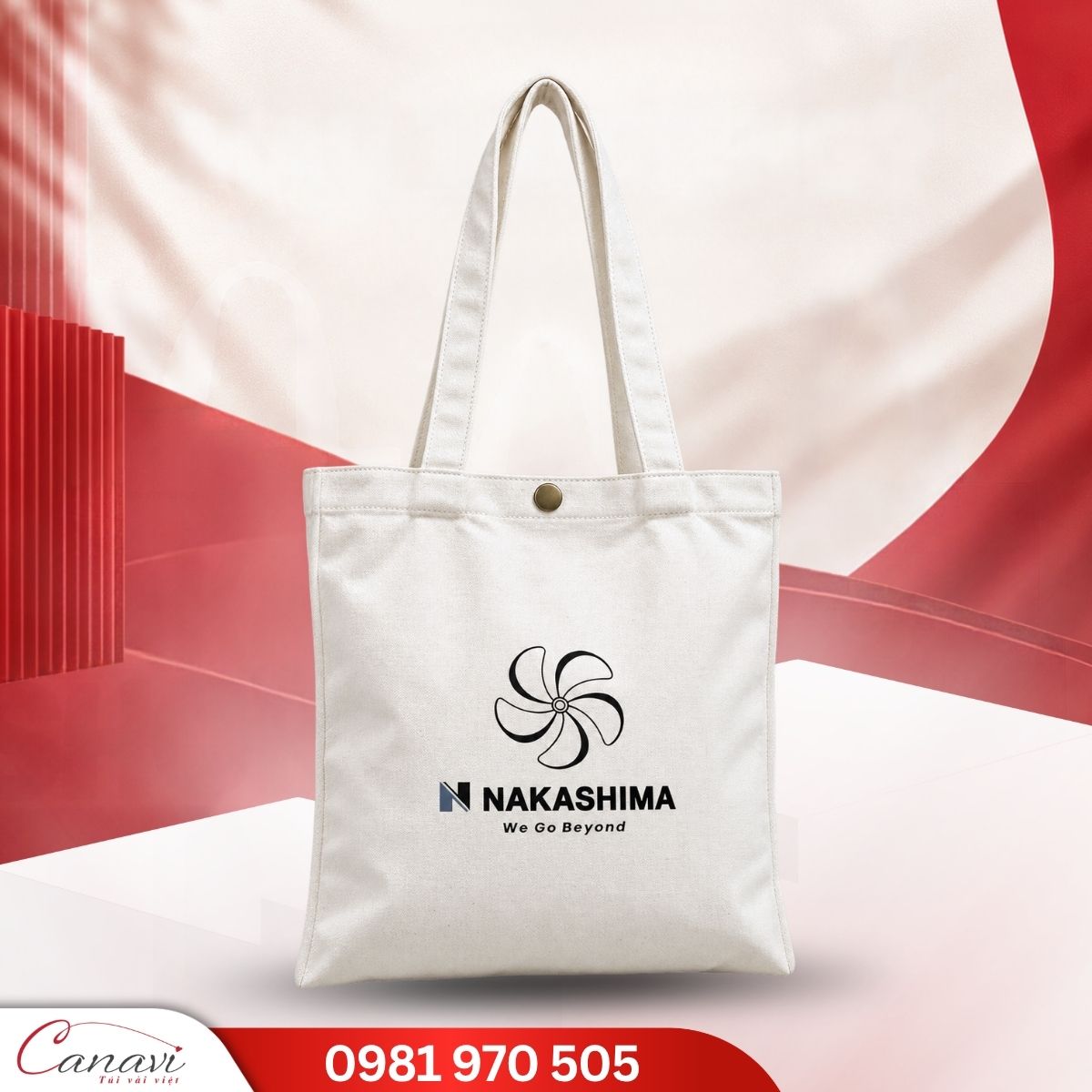 túi canvas của nakashima