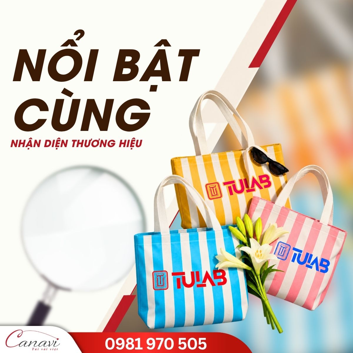 túi doanh nghiệp nổi bật độ nhận diện