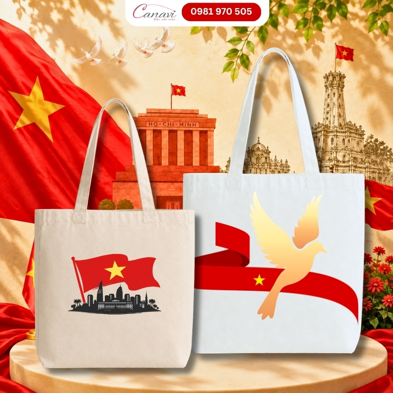 Túi vải canvas 2 tháng 9