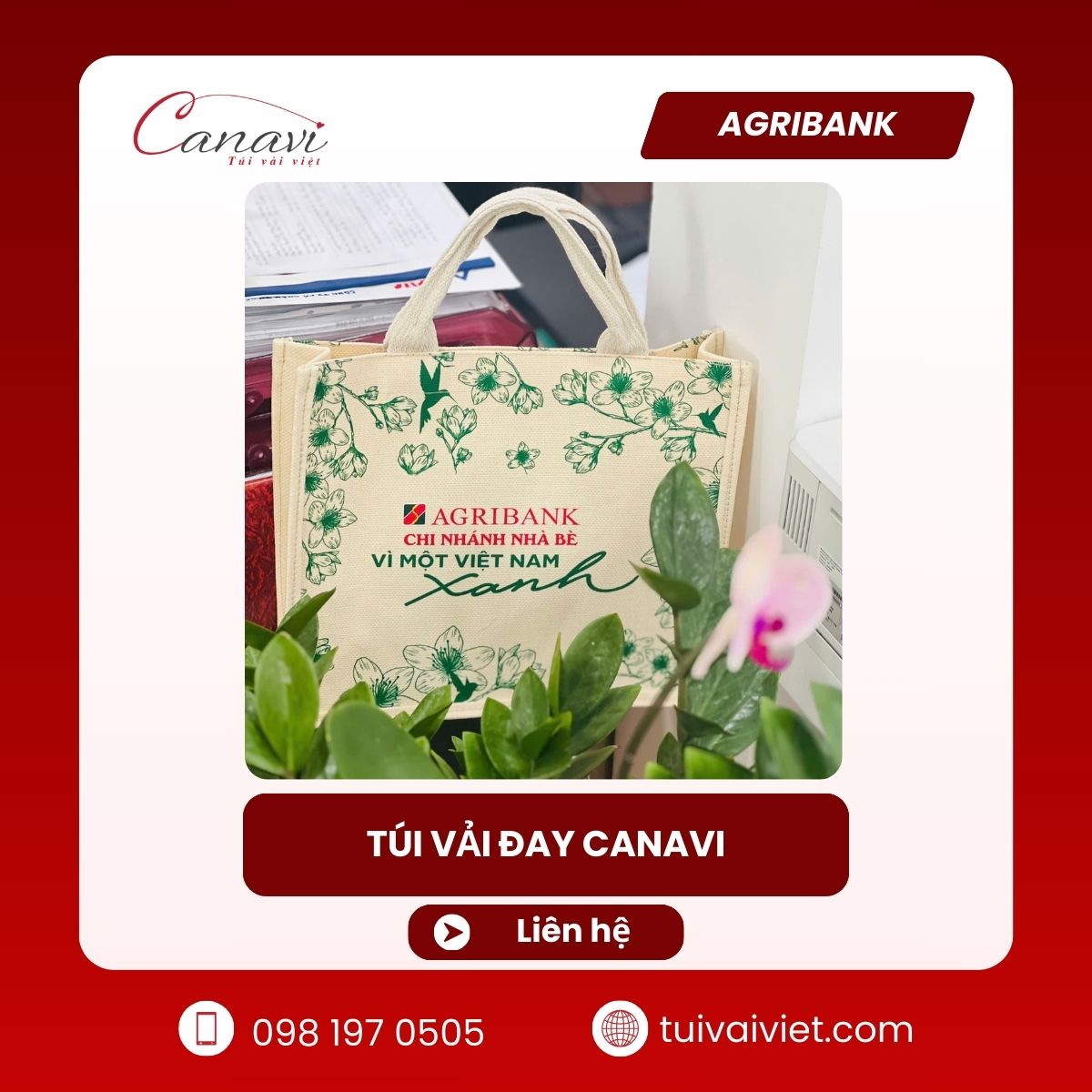Giải pháp từ túi vải đay Canavi