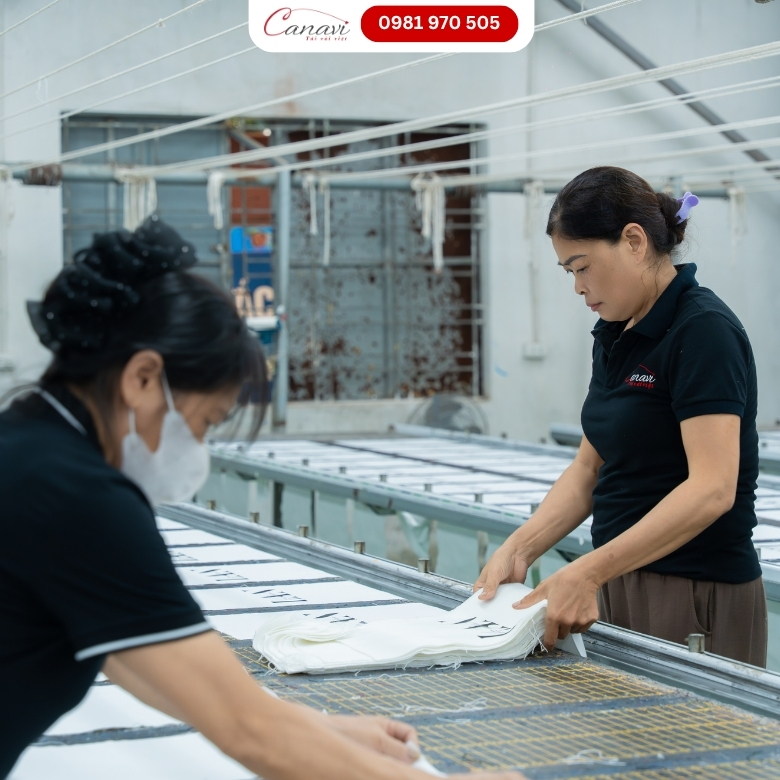 xưởng sản xuất túi vải Canavi