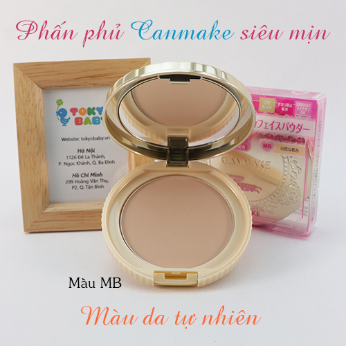 Phấn phủ Canmake siêu mịn MB màu da tự nhiên | tokyobaby .vn