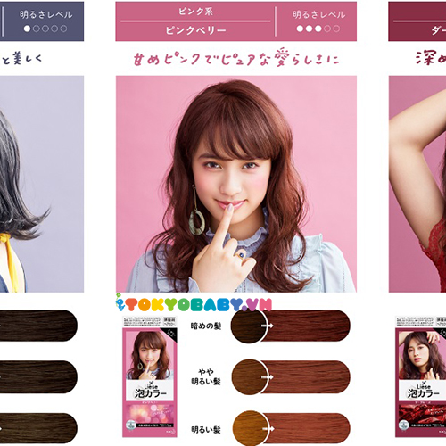 Thuốc Nhuộm Dạng Bọt Liese Prettia Pink Berry Mau Hồng Quả Mọng Tokyobaby Vn Thuốc Nhuộm Dạng Bọt Liese Prettia Pink Berry Mau Hồng Quả Mọng Tokyobaby Vn