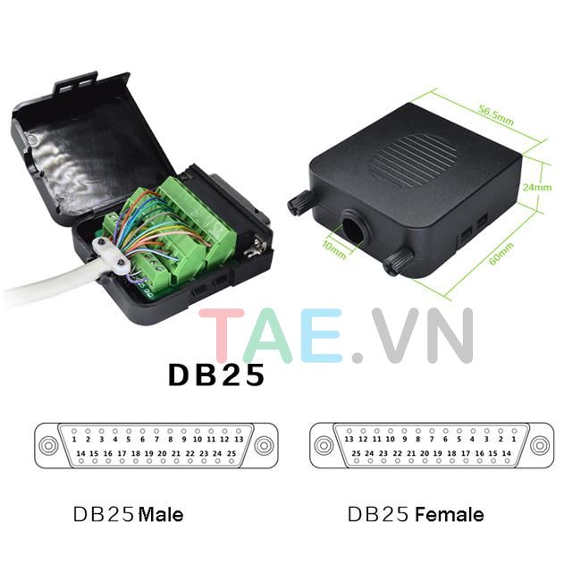 Đầu Cắm DB25-M2-G2