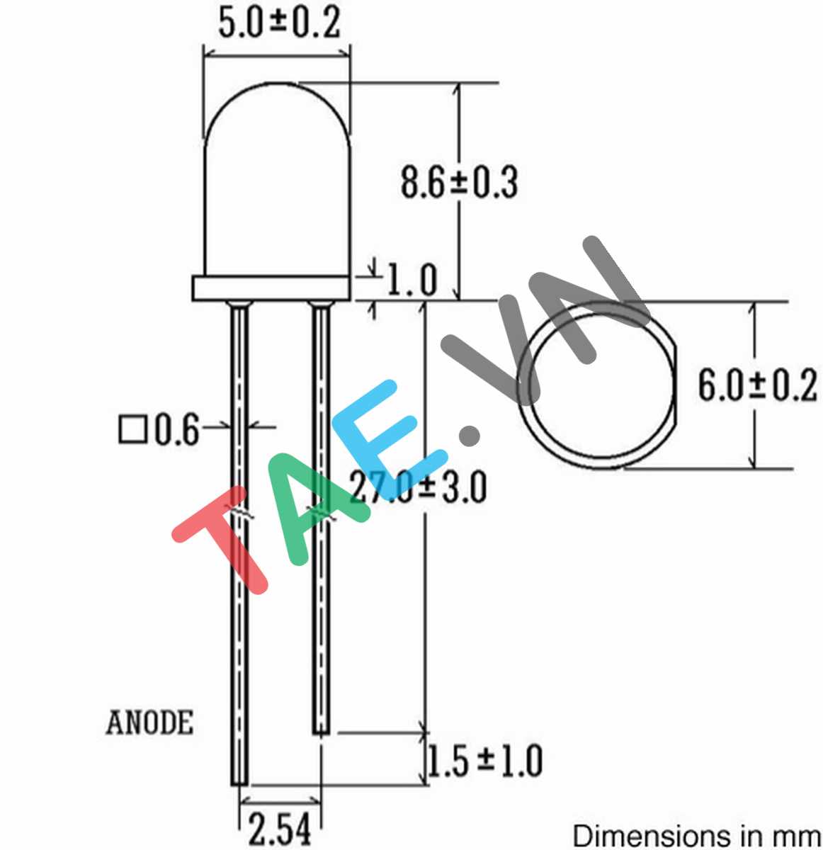 Led Đục 5mm Giá Rẻ Tại Sài Gòn – Truong An Equipment